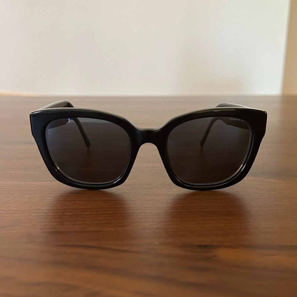 Pre-owned Warby Parker Aubrey Sunglasses in Jet Black